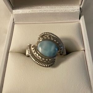 Larimar ring